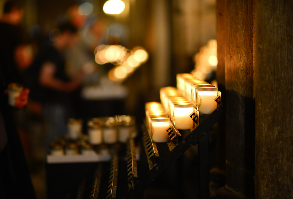 Kerzen im Notre Dame