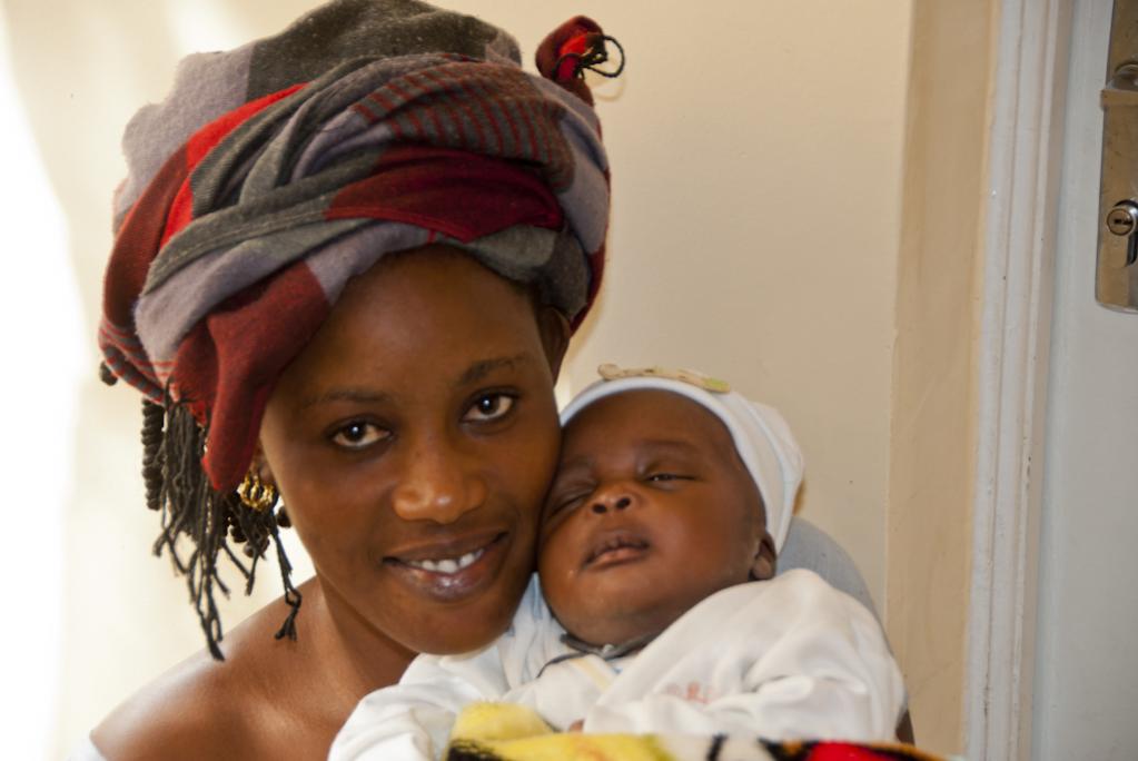 Khady mit Mohammed