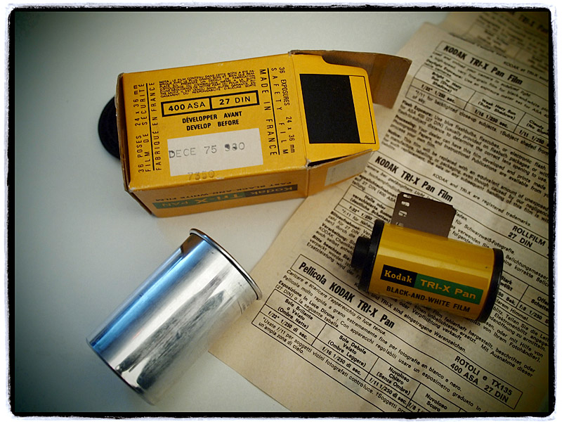 Kodak TRI-X abgelaufen im Dezember 1975