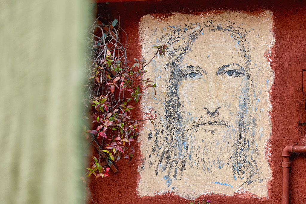 Kreide an der Wand