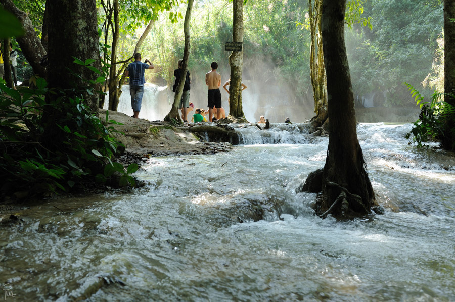 Kuang-Si-Wasserfall