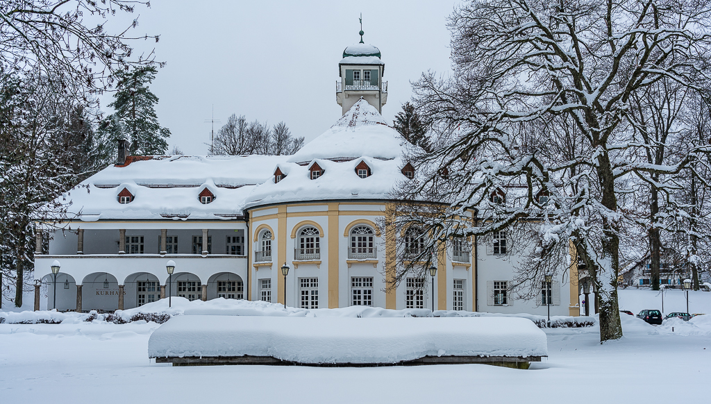 Kurpark Tölz Schnee