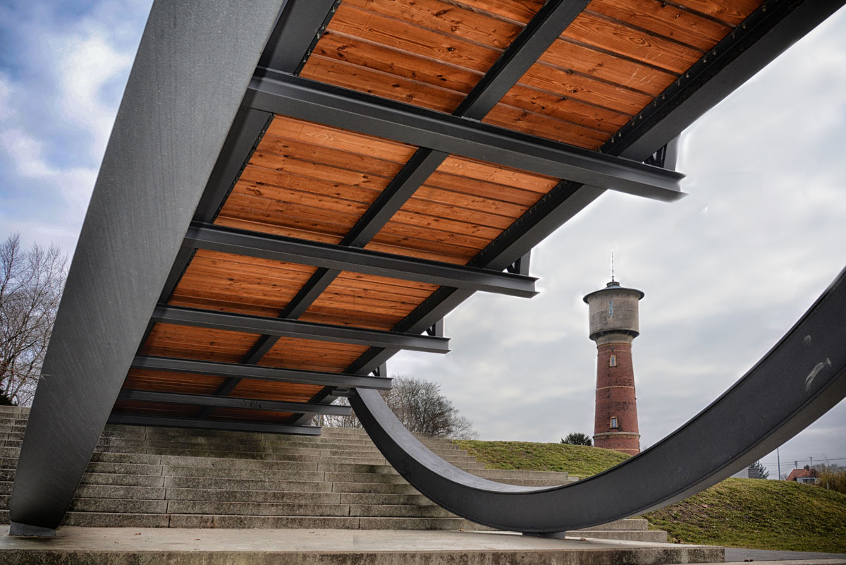 Ladenburg wasserturm landungsbrücke