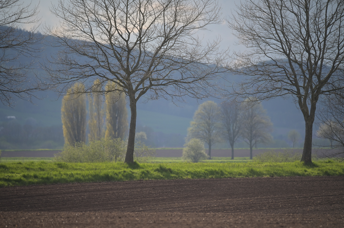 Landschaft mit dem Spiegeltele