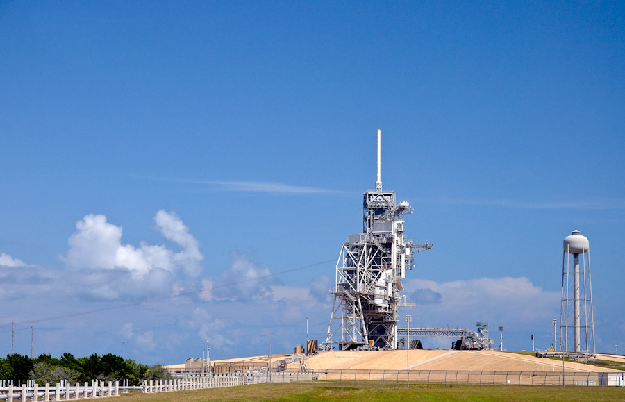Launchpad 39B 
Von hier aus 8 Minuten bis in den Weltraum