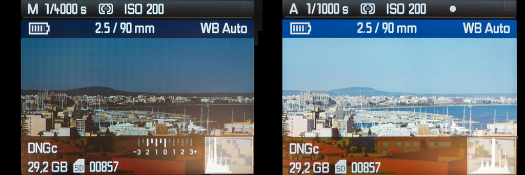 leica M test display