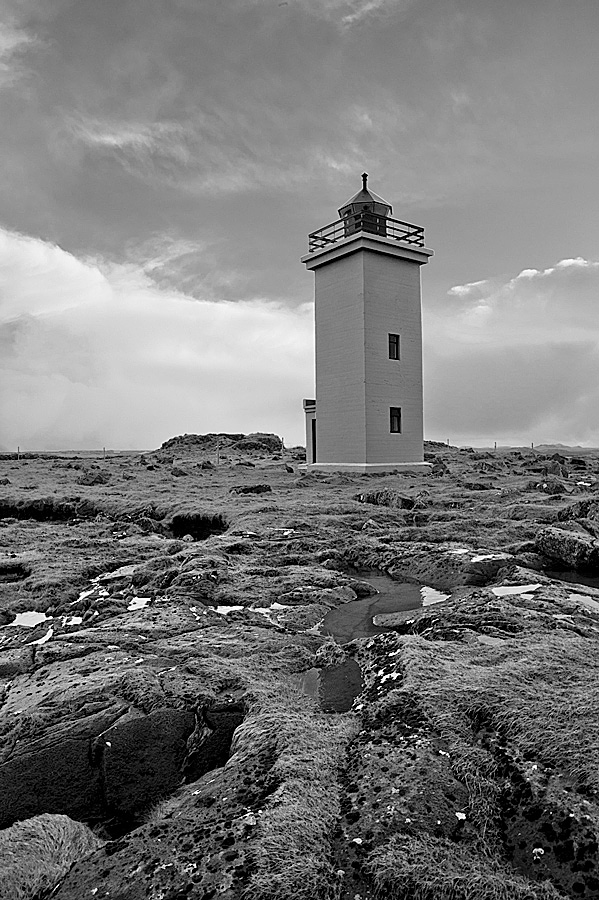 leuchtturm stafnesviti suedwestisland