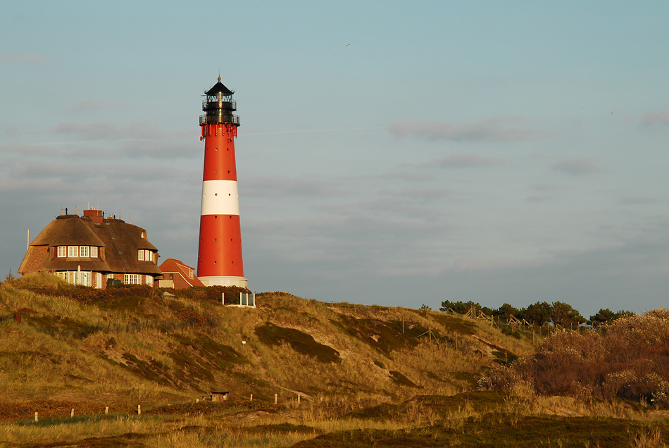 Leuchtturm von Hörnum am Nachmittag