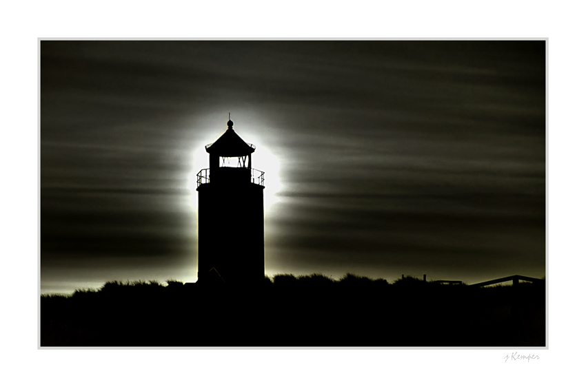 Leuchturm Kampen HDR gerahmt klein
