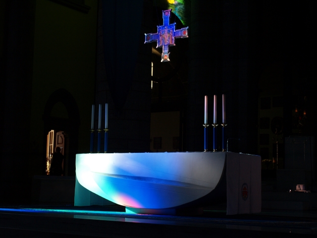 Lichteffekte Kathedrale in Rei