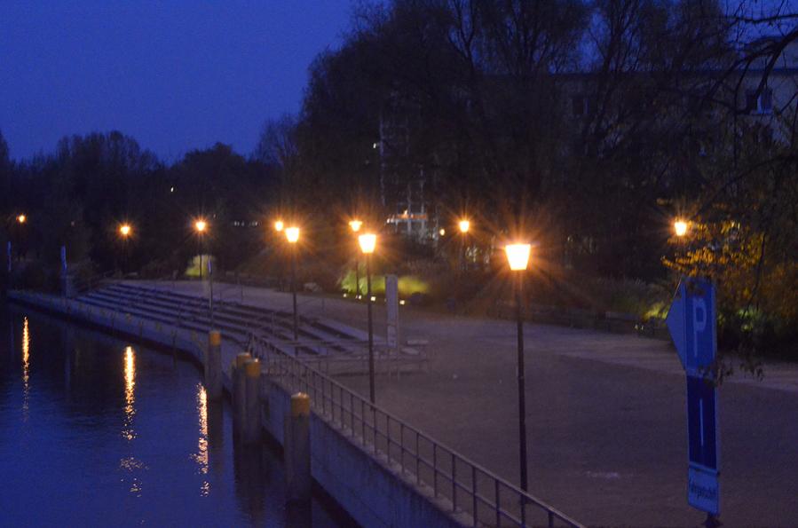 Lichternacht 2011, wurde in der Dämmerung aufgenommen