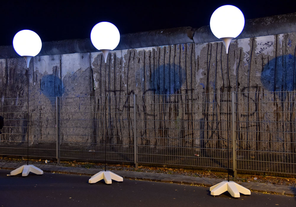 Lichtgrenze, 25 Jahre Berliner Mauer