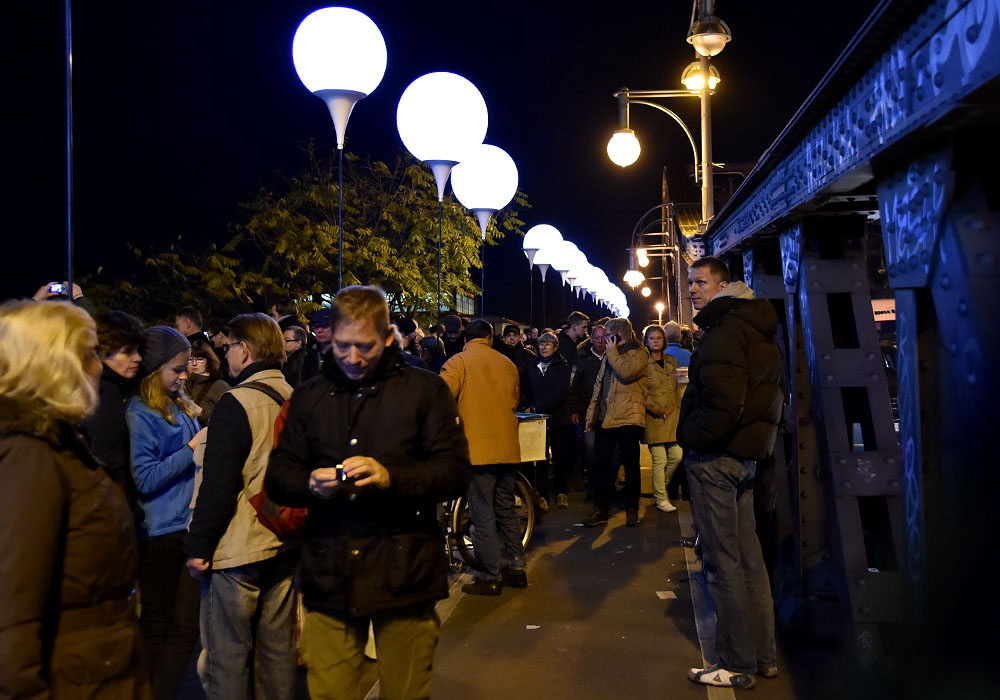Lichtgrenze, 25 Jahre Mauerfall