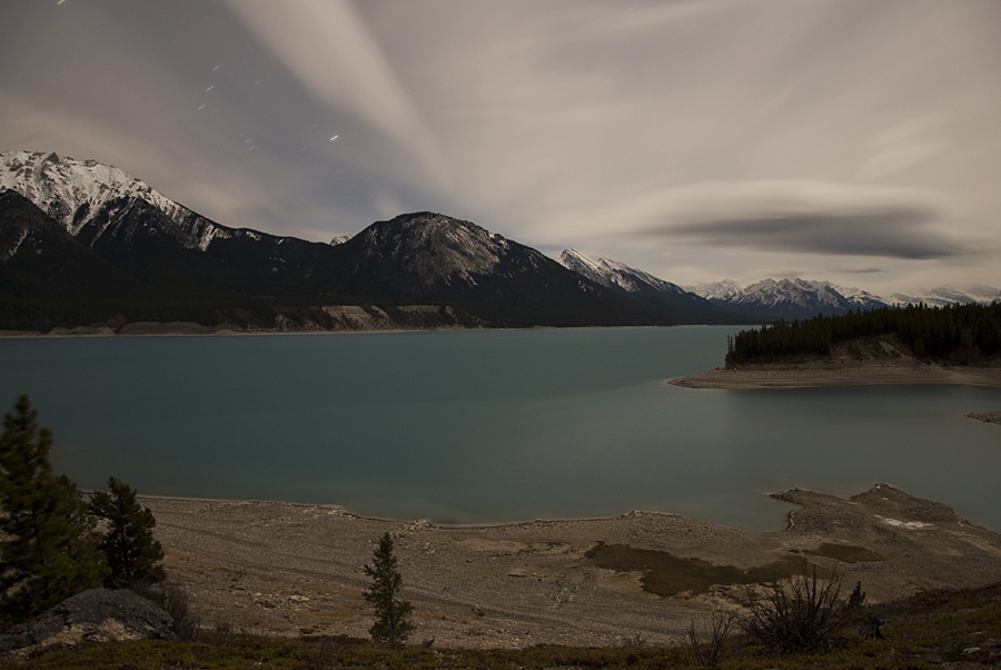 Lichtmalen Lake Abraham 2