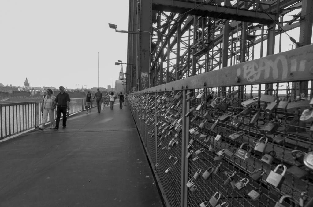 Liebesschlösser Köln Hohenzollernbrücke