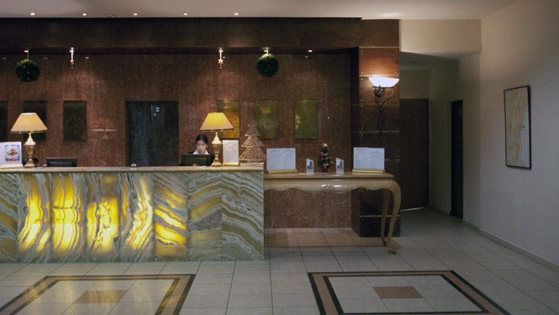 Lobby des Polarstar Hotels