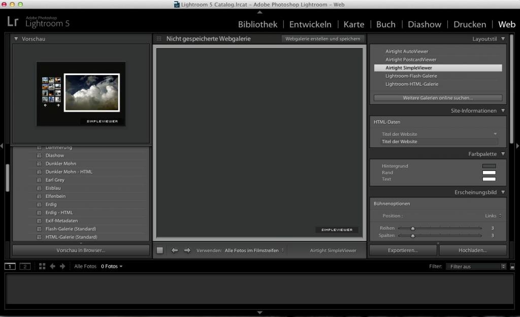 lr 5.0 mit layoutstil