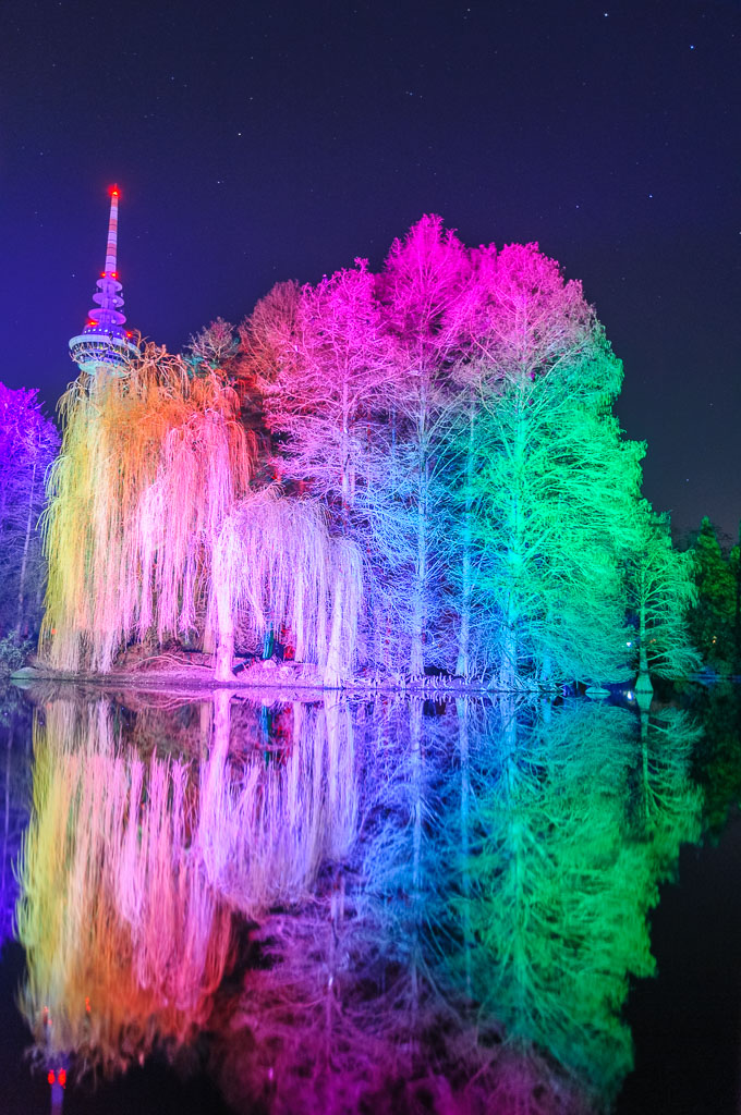 Luisenpark Mannheim Winterlichter 2016