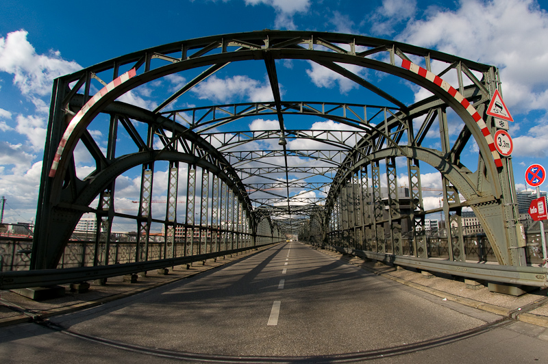 München, Hackerbrücke, Blick nach Norden