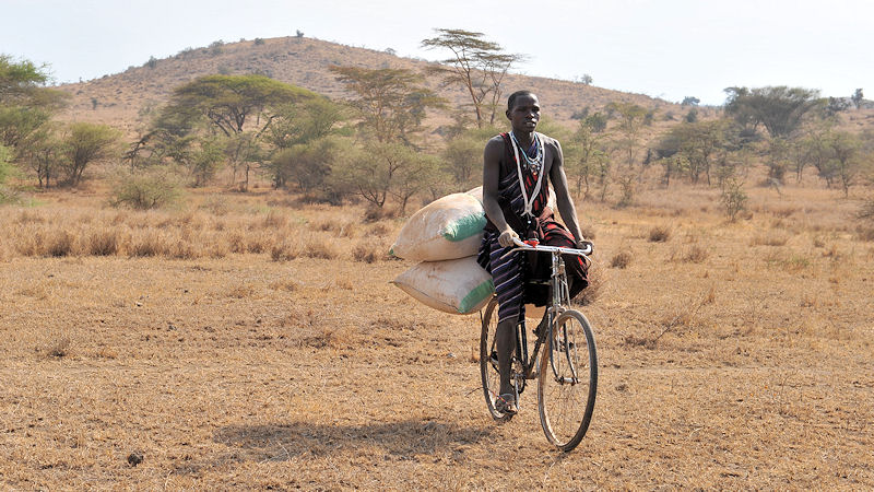 Maasai auf dem Fahrrad
Vor ein paar Jahren wäre so ein Bild noch undenkbar gewesen
7336