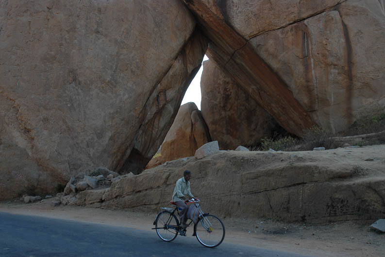 Many Indians are going by bicycle