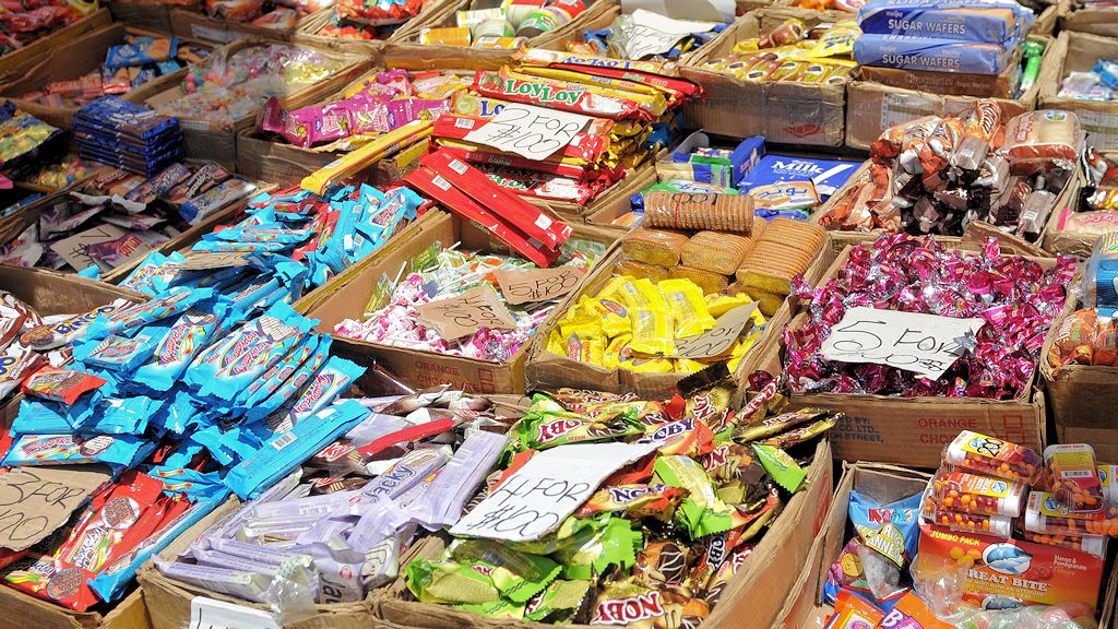Marktstand auf dem Stabroek Market
8792