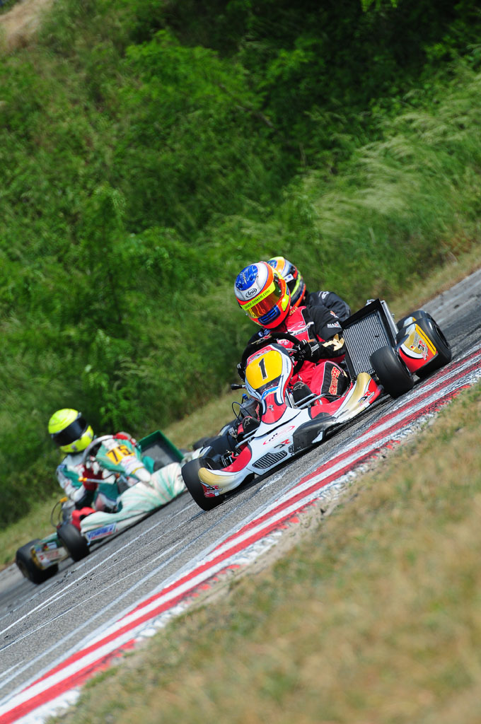 Marvin Meindorfer beim ADAC Kart Masters in Lidolsheim