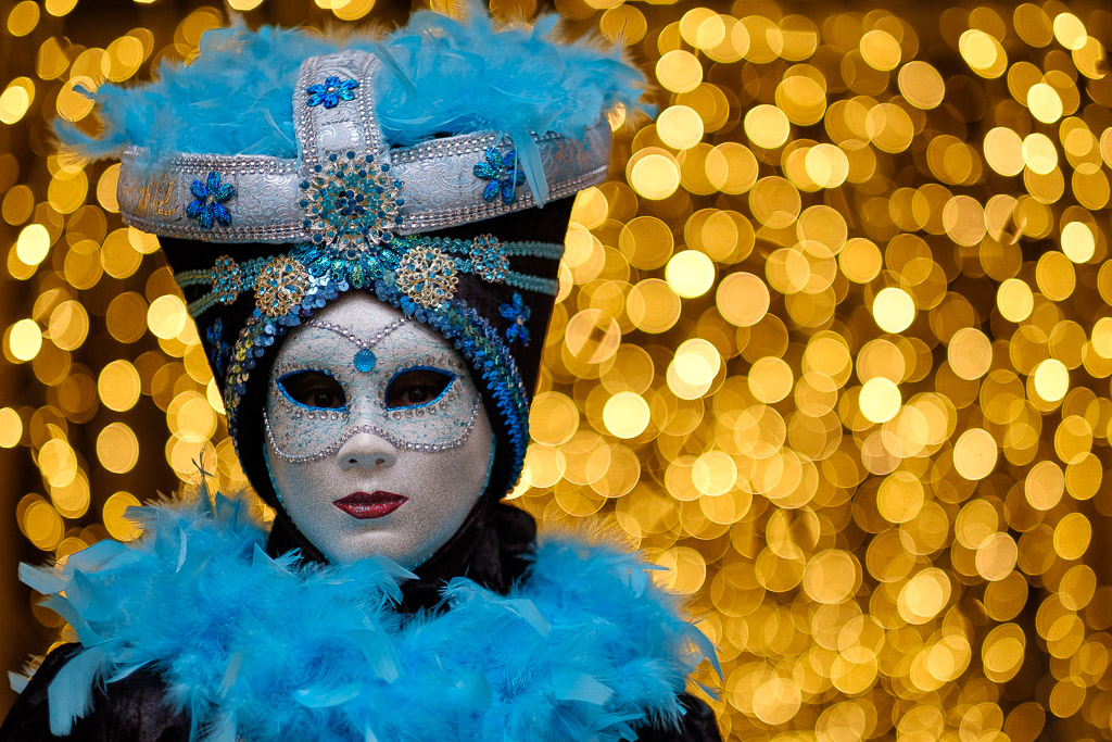 Maske in Gold 0794