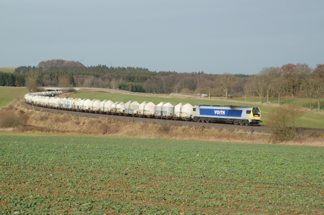 Maxima der MEG mit 59225 Rüdersdorf   Regensburg   2800t Zement 600m zwischen Reuth iV und Gutenfürst