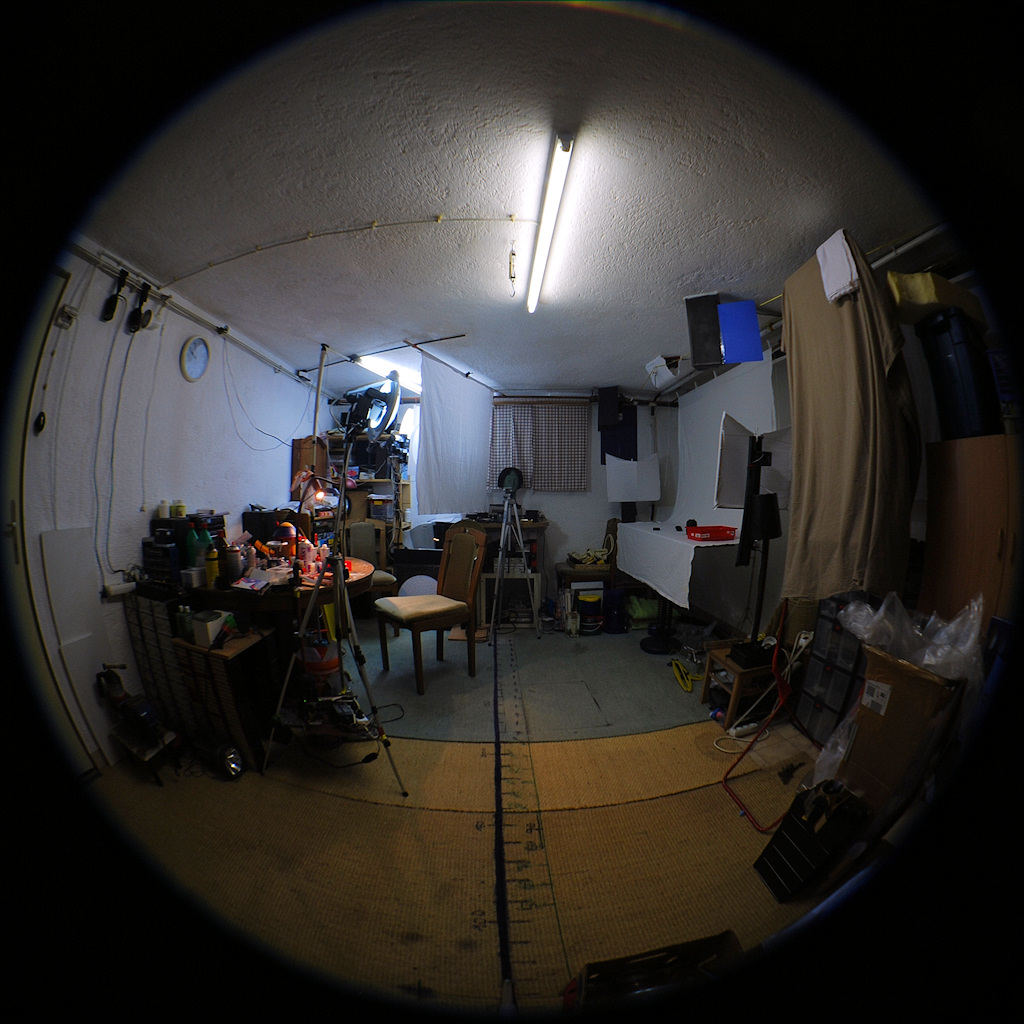 Mit dem alten, aber überarbeiteten DX-Fisheye bei f/11