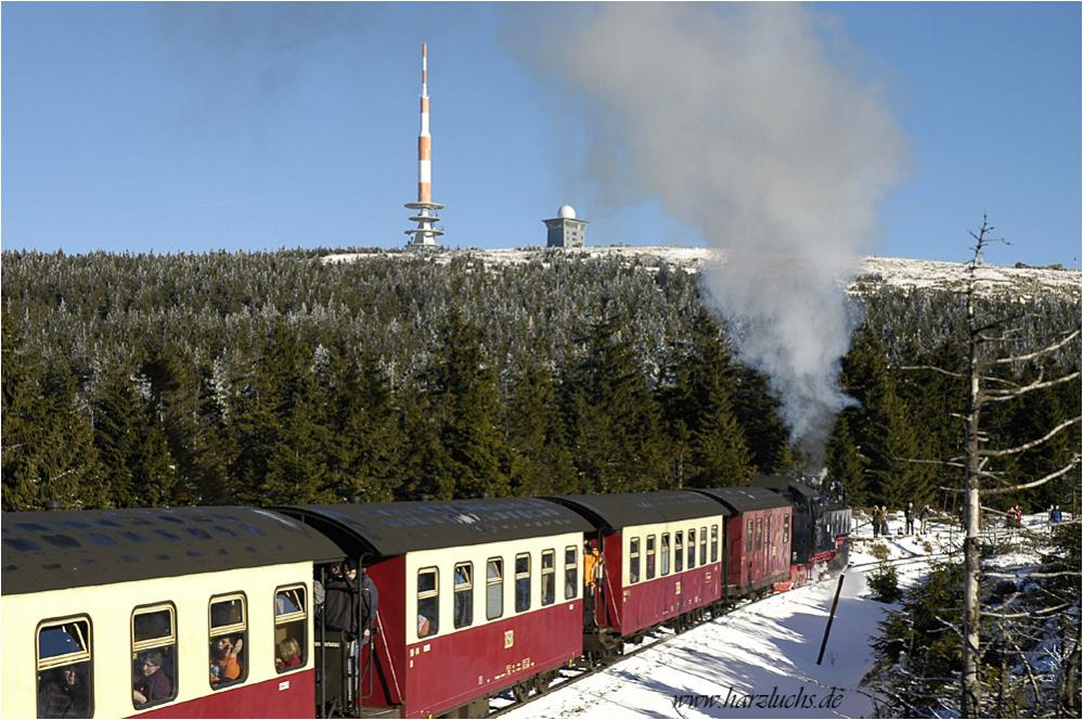 mit Volldampf zum Brocken....