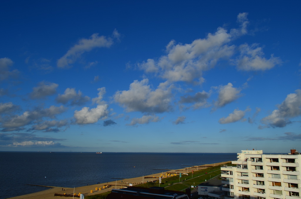 Mittags vom Hotel aus ( Cuxhaven )