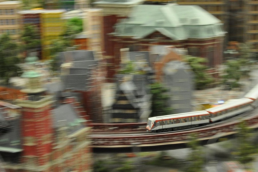 Mitzieher im Miniaturwunderland Hamburg
