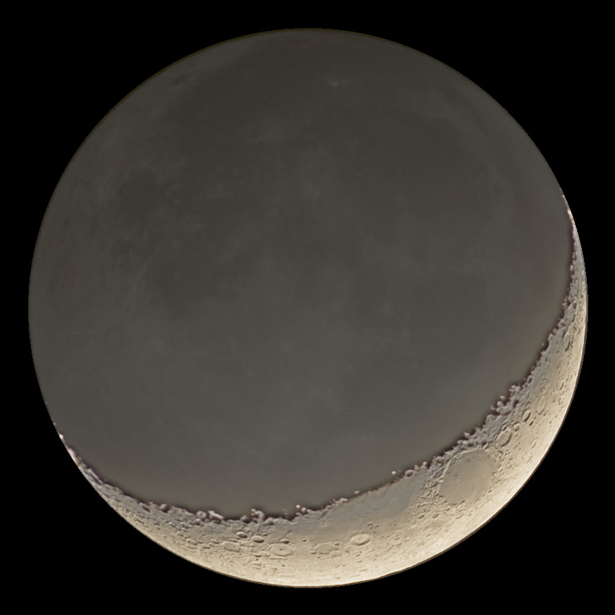 Mond mit Erschein