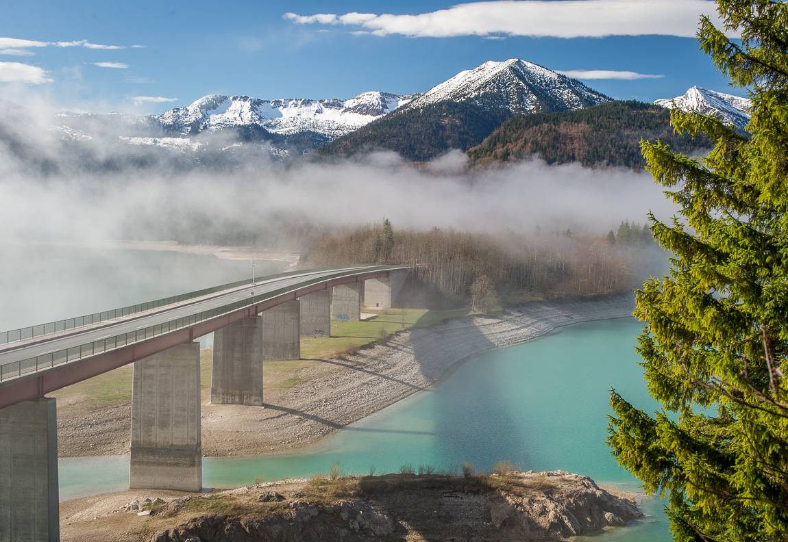 Morgennebel Fallerklammbrücke