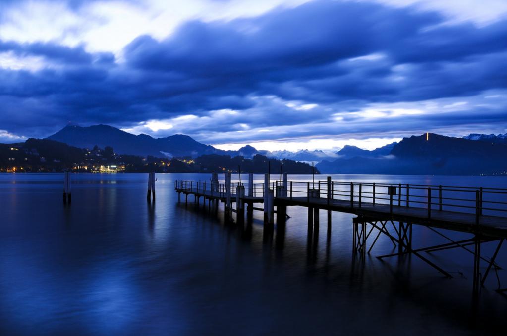 Morgenstimmung Haltestelle Tribschen Luzern