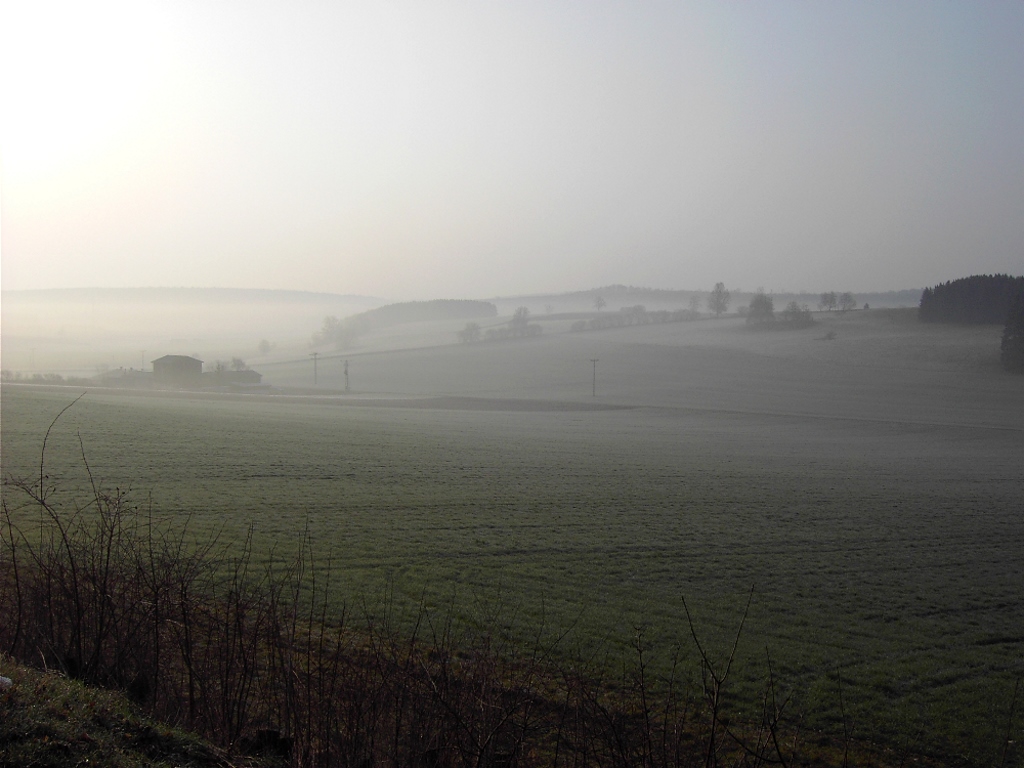 Morgenstund auf der Alb