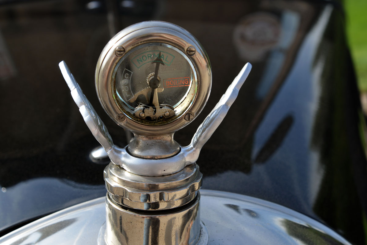 morris 1926 kuehler temp anzeige