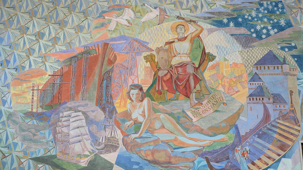 Mosaik im Rathaus von Oslo
5013