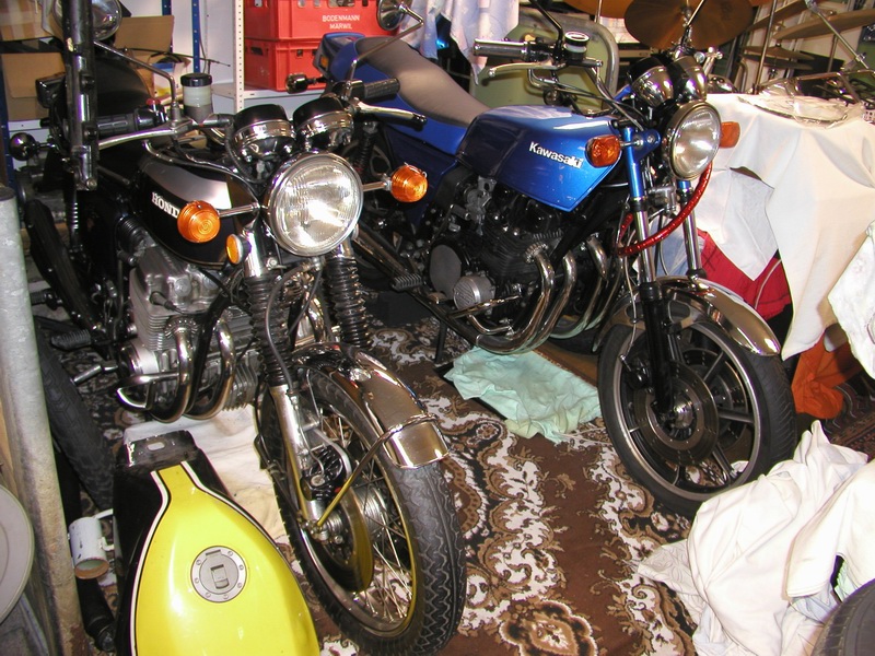 motorad Honde 1976 750 Fuor Kawa Z MK 2 1979