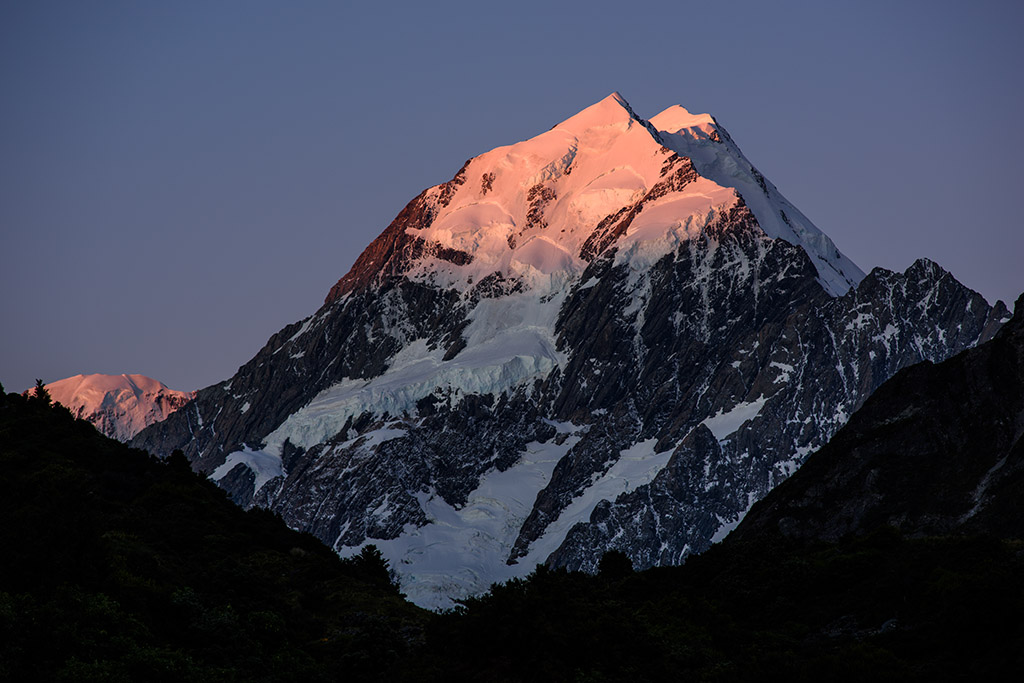 Mount Cook Abendlicht klein