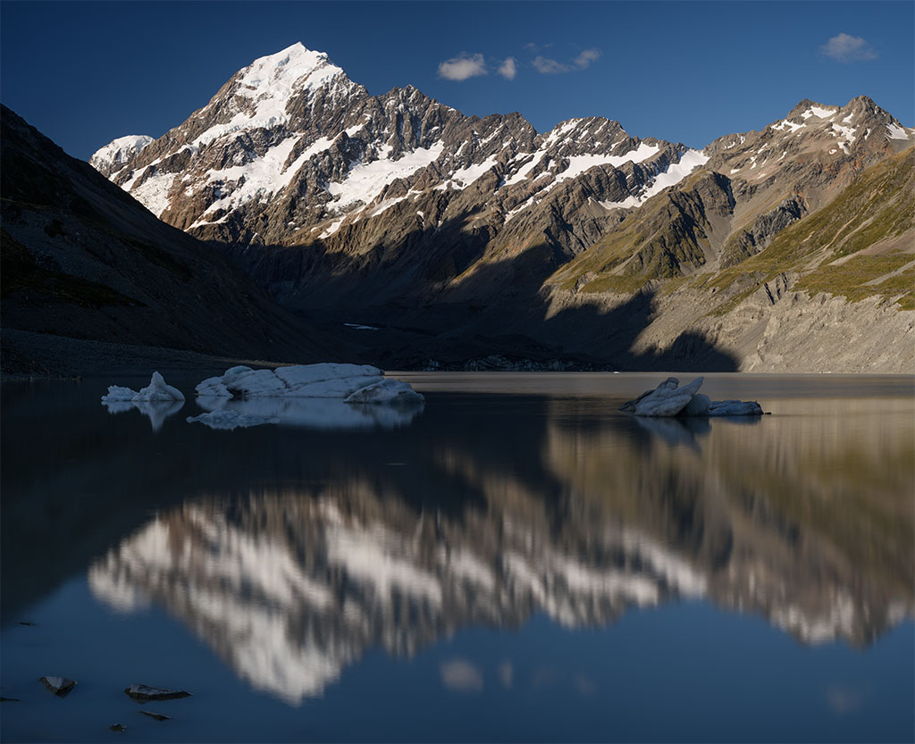 Mount Cook Hooker valley klein