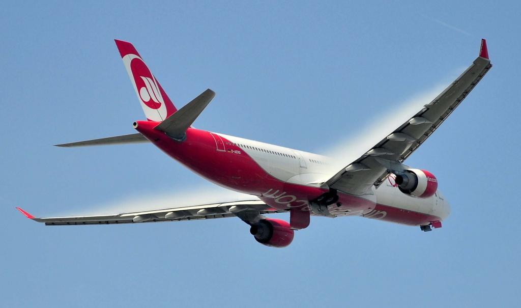 Nürnberg Start mit nassen Tragflächen (2)