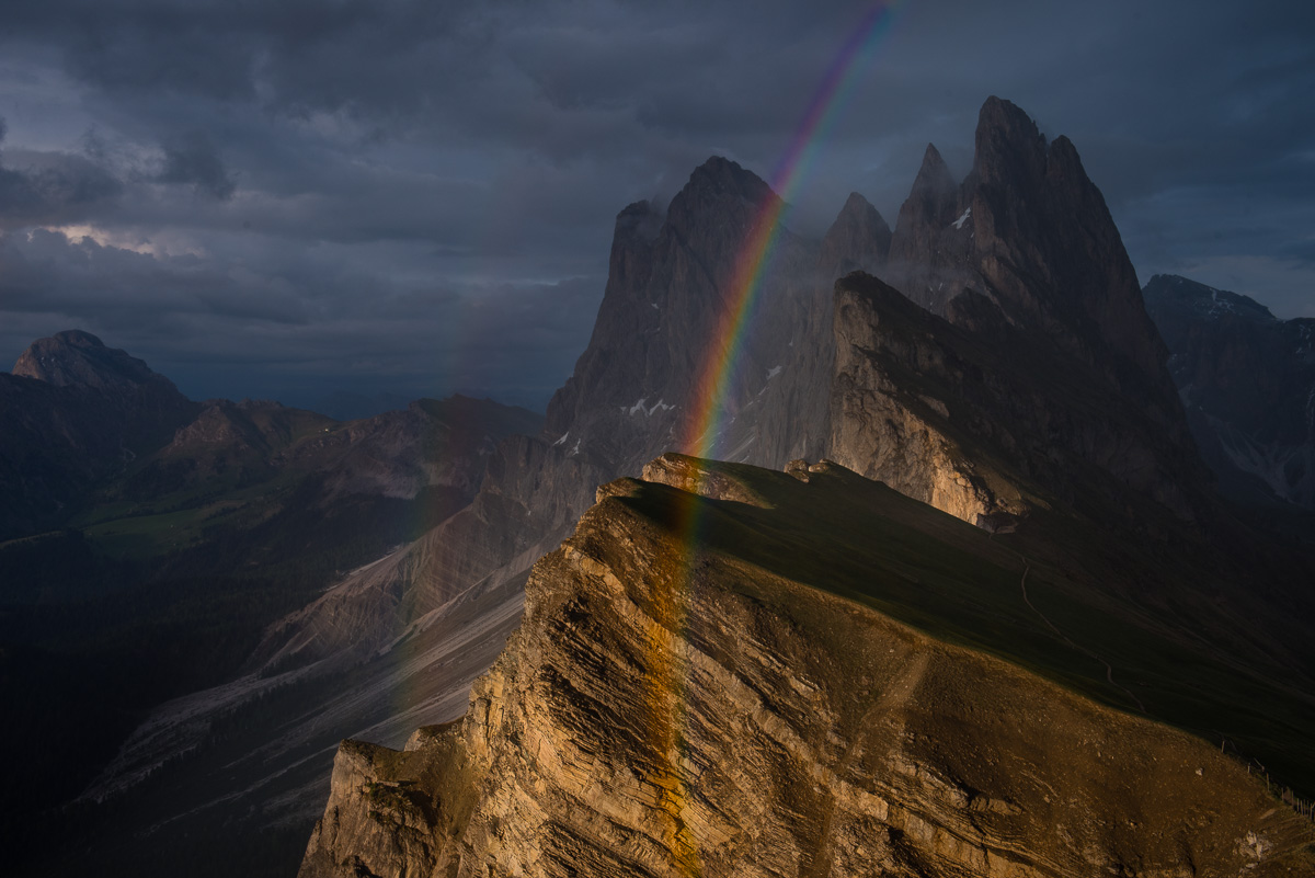 Nach dem Gewitter auf der Seceda