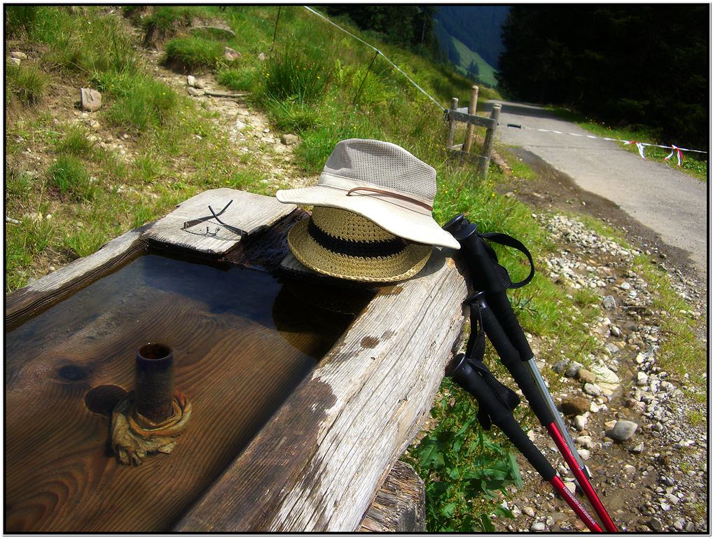 Nach einer langen Bergtour endlich mal Pause!