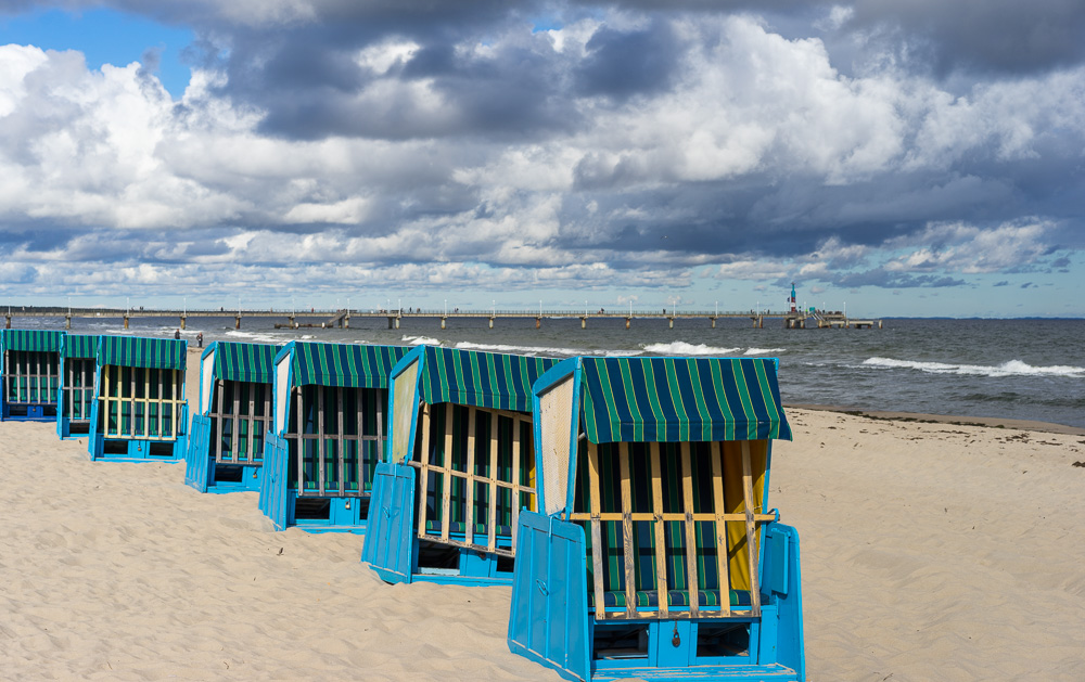 Nachsaison am Strand von Zinnowitz