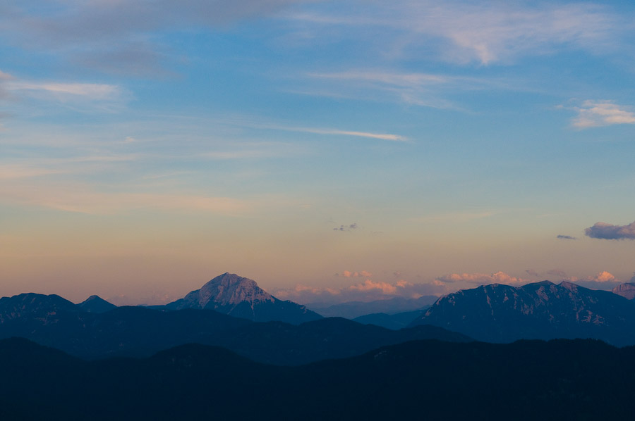 Nacht auf dem Gipfel, Brauneck