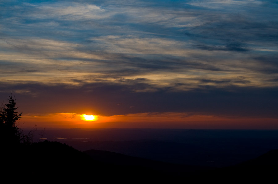 Nacht auf dem Gipfel, Brauneck