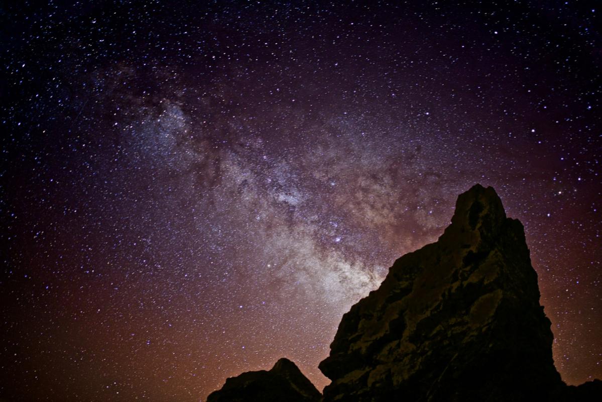 Nachthimmel am Teide / Teneriffa