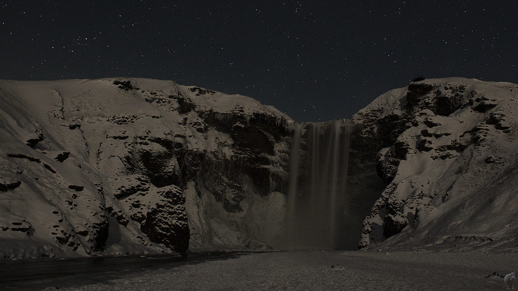 Nachts am Skógafoss 6462  1